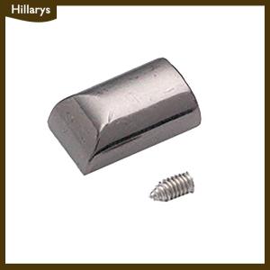 [Hillarys] 10Pcs Metal Zipper Stopper Zipper Tail Clip Stop Tail Plug Head With Screw Diy Sewing Leather Hardware Craft