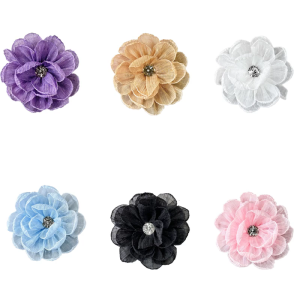 Large Flower Brooches Light Weight Flower Brooch Ceremony Clothes Accessory Stylish Apparels Accessories