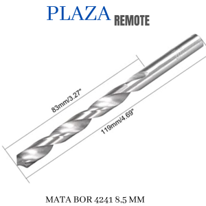 MATA BOR 4241 8.5 MM Gergaji Kayu HSS Drill Bit Kayu Logam Plastik