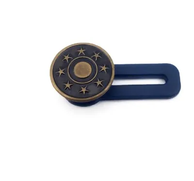 5pcs Metal Button Extender Perfect To Any Jeans Pants Free Sewing Retractable Jeans Waist Button Extended Buckles Fixing Kit