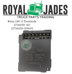 1pc Relay 24V 13 Terminals 3726030-367 (3726030-D9651) - High Quality
