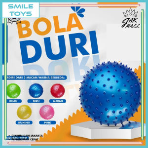 Smile - Mainan Bola Duri Karet Anak / Bola Karet Duri 22 CM