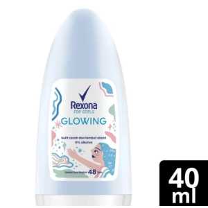 REXONA DEODORANT ROLL ON 50ML/REXONA women roll on 40ml Dreamy White/Glowing White/Rexona Deodorant Roll On Dreamy White dan Glowing white 40ml Anti Bakteri