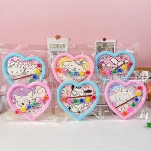 Sanrio Cute Cartoon Children DIY Painting Graffiti Set Kuromi My Melody Cinnamoroll Watercolor Oil Painting Filling Color Painting Toy Gifts for Kids