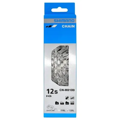 SHIMANO DEORE XT CN-M8100 12 Speed MTB Chain with Quick Links HYPERGLIDE for Mountain Bike Chain Original Bicycle Parts