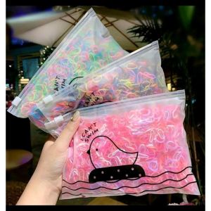 karet Jepang size s 1000pcs karet jepang ukuran kecil mini / ikat rambut bayi / ikat rambut karet untuk anak atau bayi SH H30