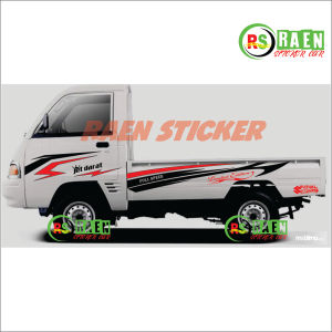 Promo cutting stiker lis body samping stiker mobil t120 carry granmax l300 newcarry dll stiker minimalis termurah