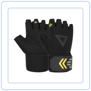 【Pure Care】 AOLIKES Fitness Training Gloves with Wrist Support | Anti-Slip Grip | Gym Gloves