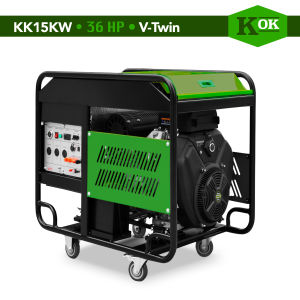 36แรงม้า V-Twin KK15KW 220/380V เครื่องปั่นไฟ
