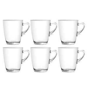 Bộ 6 Ly Quai Thủy Tinh UG 343 Thái Lan 340ml