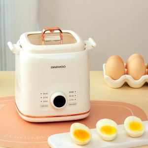 Daewoo Multifunctional Egg Cooker Egg Steamer ZD03 Automatic Power-off egg boiler Small hot pot chafing dish electric cooker Egg Cooking Pot steaming Handy Tool Household Appointme