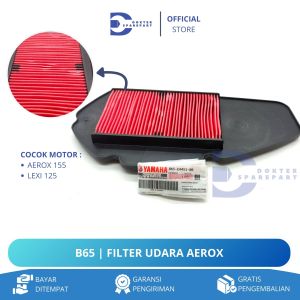 B65 FILTER UDARA AEROX 155 / LEXI 125 / SARINGAN UDARA / FILTER UDARA / HAWA UDARA / BUSA