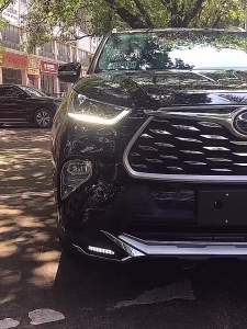 secr Stainless Trim for Toyota Highlander Kluger 2021 2022 2023 accessories Car front bumper center grill Decor sticker Cover H5K8Q