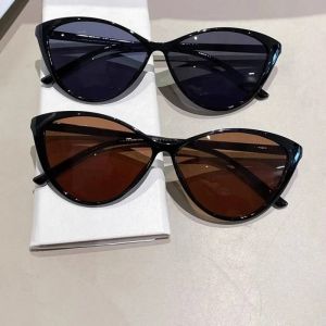 2 cái Y2K mắt mèo cổ điển Kính mát chống tia UV kính đa giác khung cho nam giới và che nắng Nữ Kính Kính râm nhẹ tinh tế khung đen Eyewear