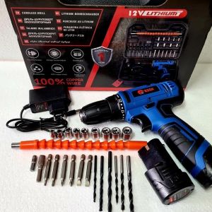 Edon 12V LV3-1210 bor Obeng Bor Baterai 12V Charger Cordless Drill set 29 pcs