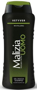 Sữa tắm gội 2 trong 1 hương cỏ hoa dành cho nam giới Malizia Vetyter 250ml