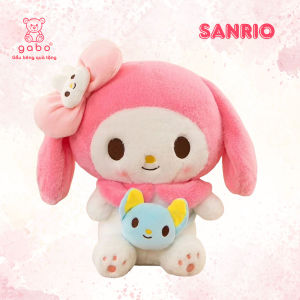 Gấᴜ Bông Melody Cinnamoroll Kurumi đeo túi thú bông thỏ đám mây hoạt hình cho bé K2T3