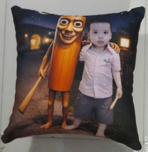 Gối tựa lưng sofa gối vuông trang trí decor in hình theo yêu gối ôm in hình người yêu gia đình quà tặng độc đáo