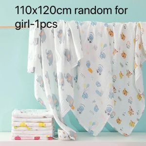 5Pc Baby Gauze Cotton Washcloth Muslin Towel Lampin Baby Towel