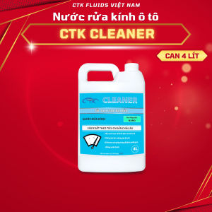 Nước Rửa Kính Ô Tô CTK Cleaner Can 4 lít – Làm Sạch Bụi Bẩn Dưỡng Lưỡi Gạt Chống Bám Nước Hiệu Quả
