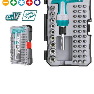 TOTAL 47pcs T-Handle Wrench Screwdriver Set TACSD30476