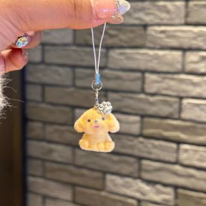Accessories Three-dimensional Decoration Hanging Jewelry Cartoon Easy to Carry Flocking Mini