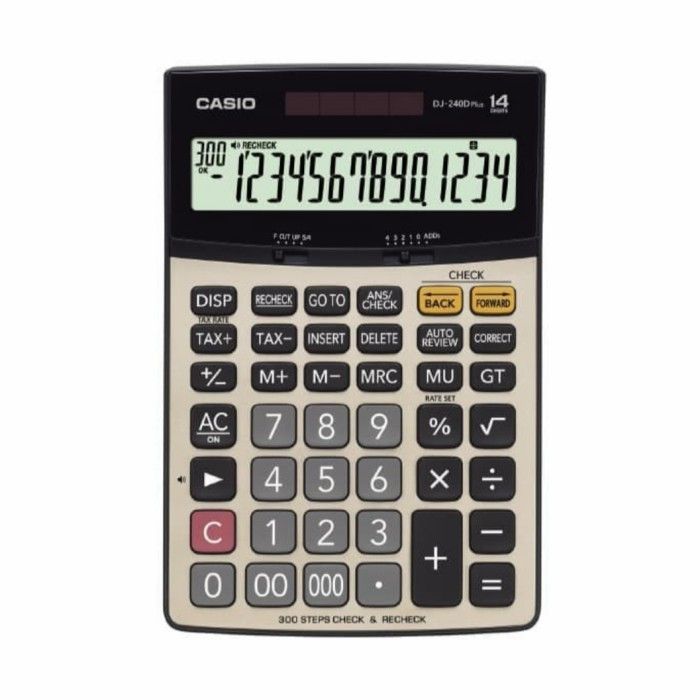 casio kalkulator calculator original DJ 240D PLUS 14 digit Lazada  Indonesia