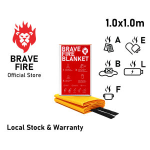 Brave Fire Blanket 1x1M (10Year Warranty)