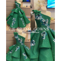 Two Layer Umbrella Cut Ballgown For 7-8 Yrs Old. 