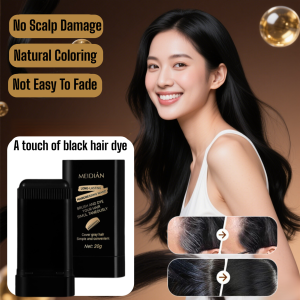 White Hair Cover Artifact Non-fading Hair Stick Cover White Hair Plant Pure Hair Dye Stick Black Hair Pen One-time Hair Root 防水防汗持久遮白发棒