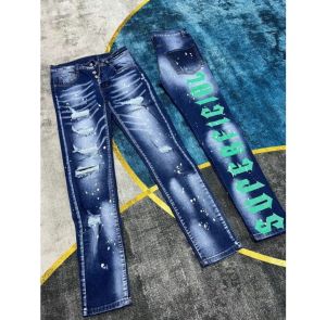 Quần jean nam đen chất bò co giãn cao cấp thêu chữ thời trang boy phố cá tính mẫu mới TANBEO_SHOP