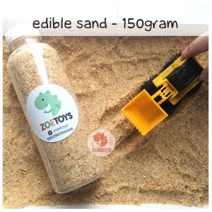 Zoetoys Edible Sand FOOD GRADE 150 gram | Mainan Pasir Dapat Dimakan | Sensory Play Refill Sand