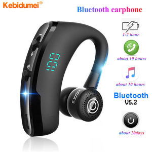(local delivery) Kebidumei V9 Wireless Bluetooth Business Earphone Earpiece Single Earbud with Mic Handsfree for Android