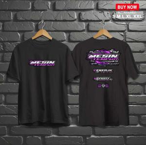 Kaos Premium Pria Tshirt Distro Motif MESIN TEMPUR Pakaian Pria / Kaos Distro Premium Cowok Dewasa