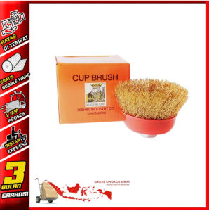 Sikat Mangkok Sikat Kawat Gerinda 3" Wire Wheel Brush Cup Brush / Sikat Mangkok Kepang Baja / Sikat Pembersih Kerak