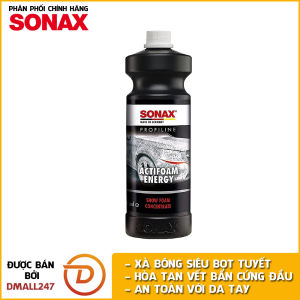 Xà bông rửa xe siêu bọt tuyết Actifoam Anergy Profiline Sonax 618300 1Lít - Tạo dc nhiều bọt tuyết mịn hòa tan chất bẩn cứng đầu cặn bám dầu mỡ - Dmall247