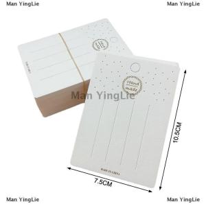 [COD] Man YingLie 50PCS White cute hairpin card Trinket packaging hair display Cardboard Hair Clip