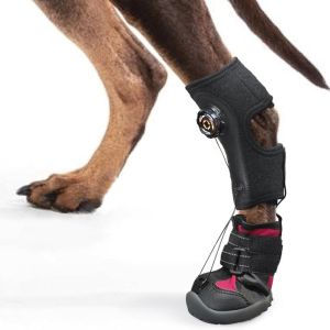 IPIE2 Anti Dirt Corrective Dog Shoes Anti Drop Wear-Resistant No Knuckling Pet Boot Dog Joint Fixation Breathable Paw Protectors Outdoor