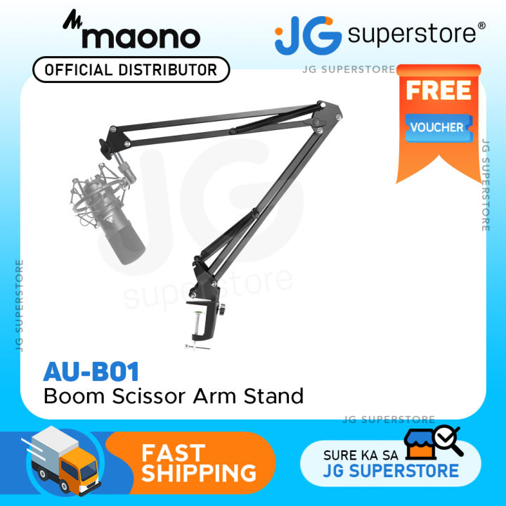 Maono AU-B01 B01 Microphone Suspension Adjustable Boom Scissor Arm ...