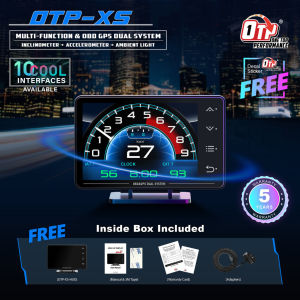 OTP-XS Perodua Myvi Viva Wira VDO Axia Bezza OBD2 Meter Gauge Car GPS Alarm Speed display Water temp RPM Turbo Boost HUDMild and effective