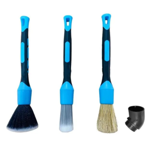 แปรงขนหมูป่า ชุด3ชิ้น ทำความสะอาด ดีเทลลิ่ง แปรงล้างรถ ปัดฝุ่น ทำความสะอาดอเนกประสงค์ มีออฟชั่นเสริม ท่ออต่อแปรง