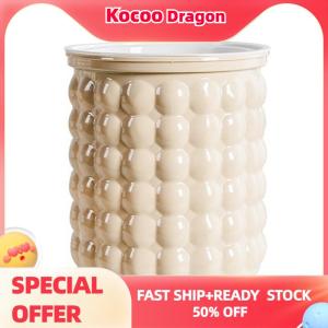 Kocoo Mini Self Watering Flower Pot Fish Tank Transparent Plastic Plant Pots Self Watering Planter Pot Vase For Home Decoration
