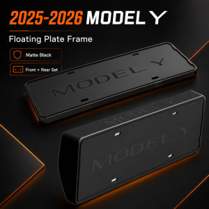 For Tesla Model 3 Y YL License Plate Frame 2025 2026 Full Cover Plate Holder Anti-Scratch Protection Car Plate Bracket Zero zero