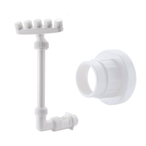 Swimming Pool Water Fountains with 5 Nozzles Adjustable Pool Sprays Coolers Pool Waterfall Sprayers for Fish Pond Garden