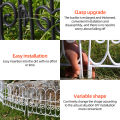 Decorative Garden Fence Insert 6 Pack Rustproof Plastic Garden Picket Fence Edging Lawn Flowerbeds Plant Borders Decorative for Yard Landscape Patio. 