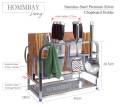 HOMMBAY Living New 4 in 1 Premium Racks Stainless Steel Kitchen Cutlery ...