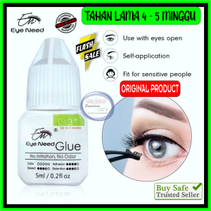 Lem Bulu Mata Eyelash Extension Glue 5 ml TAHAN LAMA TIDAK PERIH (Eye Need Glue) Lem Bulumata Impor Bagus Premium