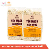 Combo 1kg Yến mạch ăn liền nguyên hạt cán dẹt DK Harvest nhập khẩu Úc | yến mạch ăn liền yến mạch úc yến mạch giảm cân ngũ cốc giảm cân
