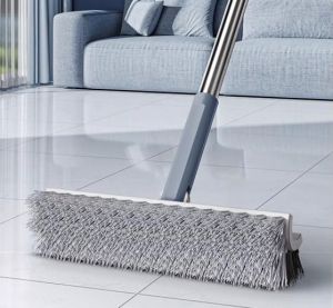 V-Shaped Groove Crevice Broom Gap Brush Hard-Bristled Bathroom Brush Floor Long handle Scrubbing Floor Brush