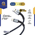 G-POWER KABEL DATA L157 MICRO USB / TYPE C / IPHONE FAST CHARGING 6A QUICK CHARGING CABLE. 